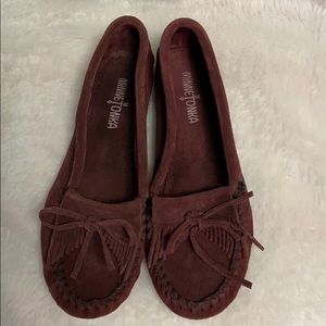 Minnetonka Kilty Hardsole Moccasins